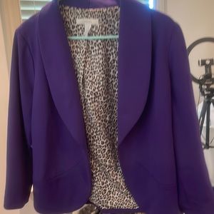 Chico’s Purple Blazer